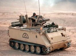 Blindado M113. Foto: Wikipedia